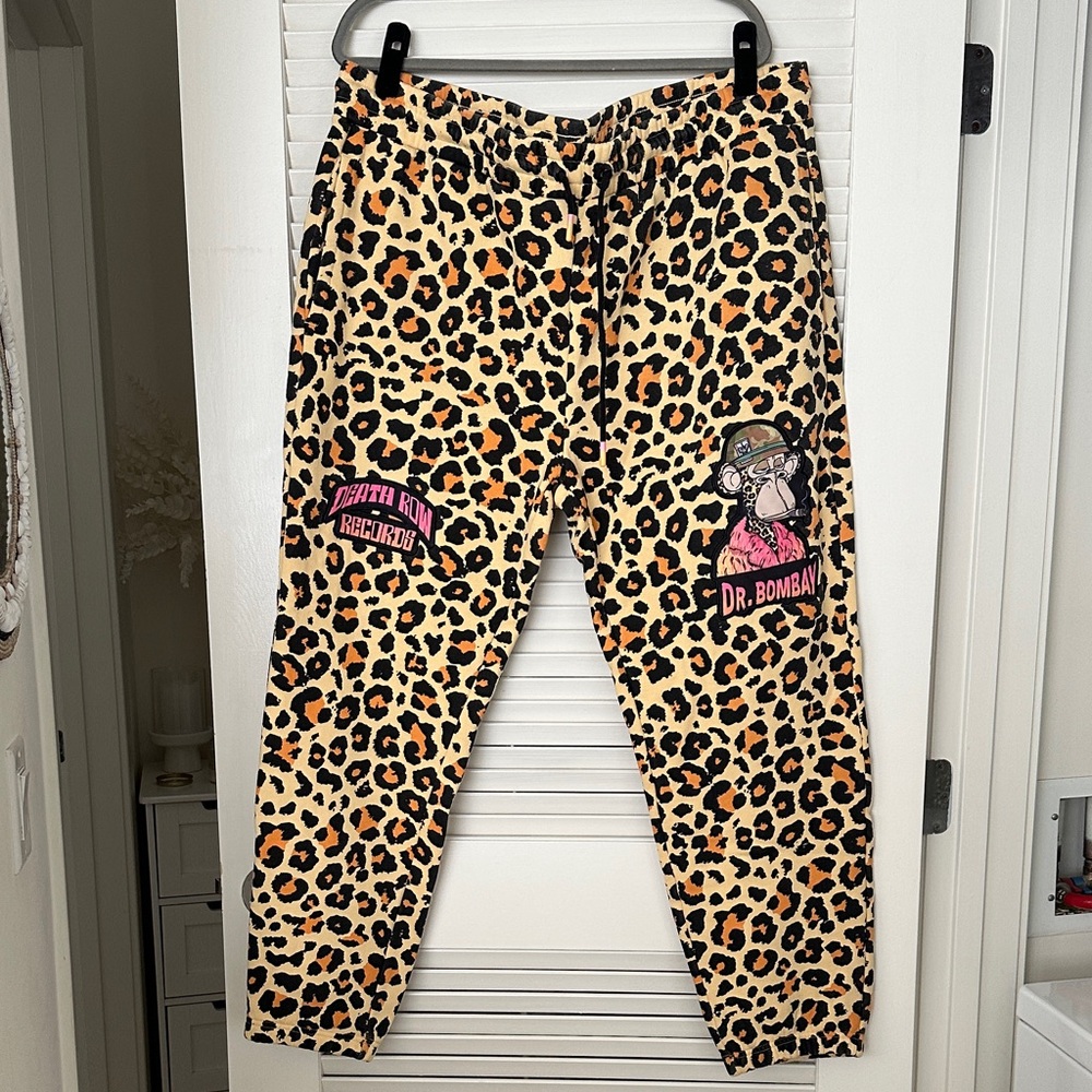 Leopard Print Jogger Pants